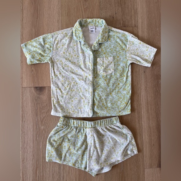 Art class kids pj 2 pc set Sz L ( 10-12) green *E12 - Picture 1 of 3